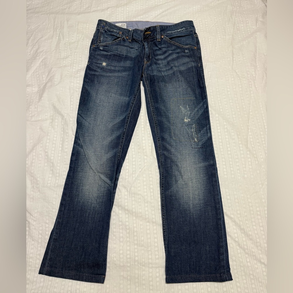 Distressed Blue Women's Jeans